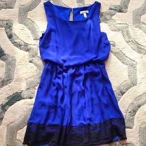 Royal Blue Mini Dress